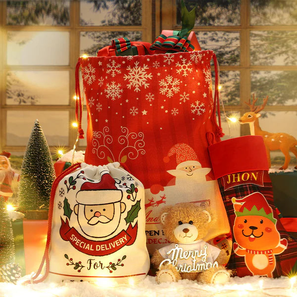 Personalised xmas sacks hotsell